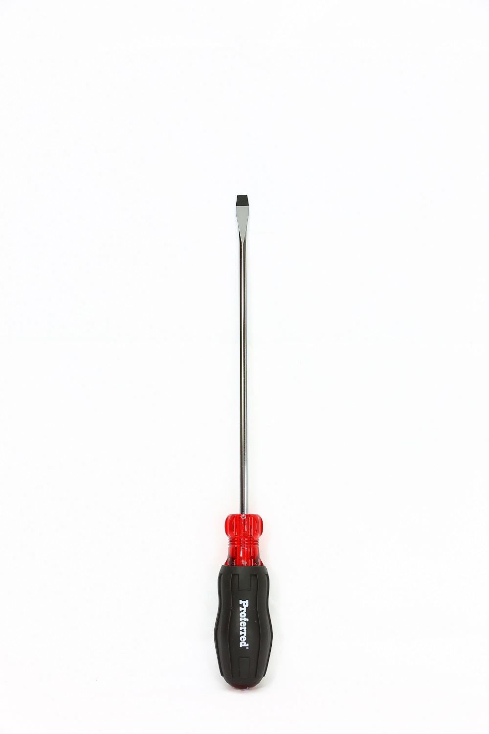 PROFERRED SCREWDRIVER SLOTTED 1/4'' X 8'' RED ACETATE